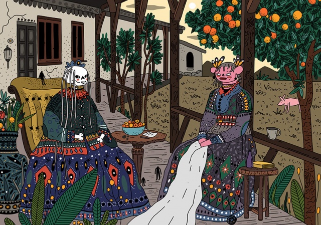 İllüstrasyonlarla “Yüzyıllık Yalnızlık”