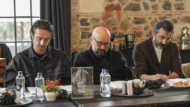 Eşref Rüya okuma provasından kareler