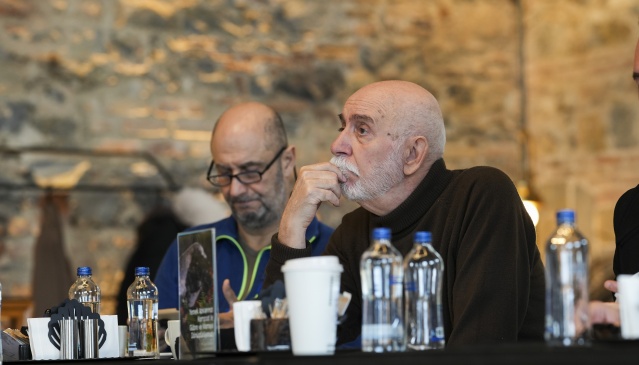 Eşref Rüya okuma provasından kareler