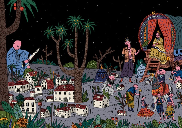 İllüstrasyonlarla “Yüzyıllık Yalnızlık”