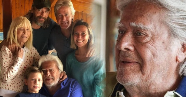 Cüneyt Arkın 84'üncü yaşını ailesiyle kutladı