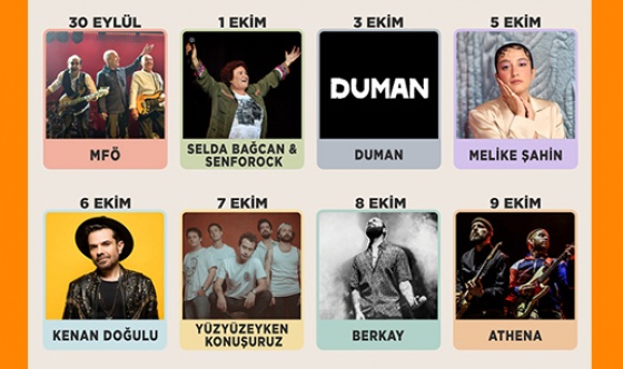 İstanbullular sonbaharı Harbiye Açıkhava’da karşılıyor