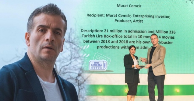 Murat Cemcir'e Dubai'den ödül