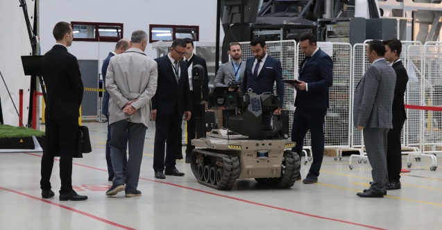 İnsansız kara aracı ‘Barkan’ Teşkilat’a konuk oldu