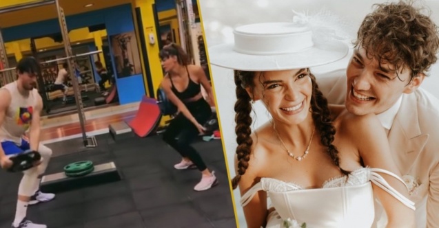 Ebru Şahin ile Cedi Osman sporda da birlikte!