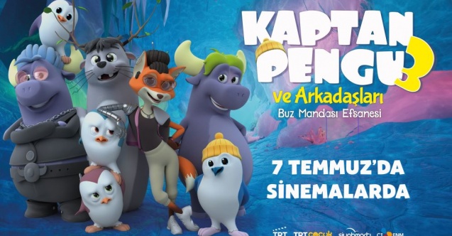 “Kaptan Pengu ve Arkadaşları 3: Buz Mandası Efsanesi”  7 Temmuz’da sinemalarda