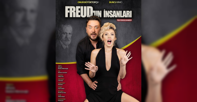 Burcu Binici ve Onur Büyüktopçu "Freud'un İnsanları"yla sahneye çıkıyor