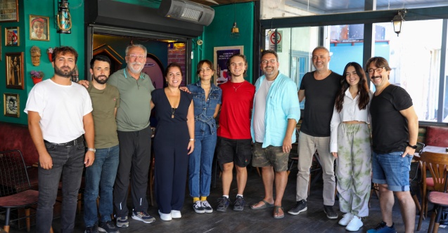 "Sevince" filminin oyuncuları okuma provası için bir araya geldi