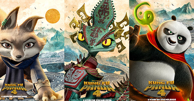 Kung Fu Panda 4 filminin afişi tanıtıldı!