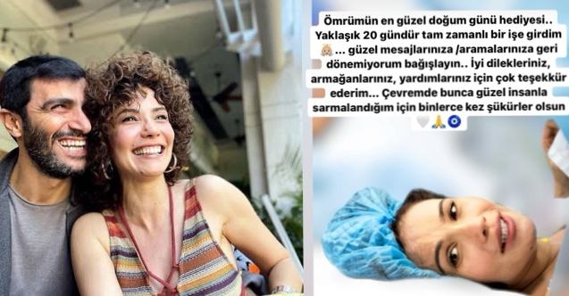 Songül Öden’in doğum günü hediyesi