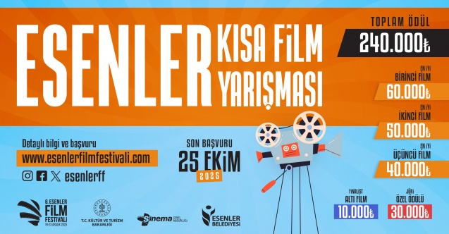 6. Esenler Kısa Film Yarışması başvuruları başladı