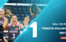 Ay yıldızlıların voleybol ve futbol karşılaşmaları canlı yayınla TRT 1’de