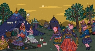 İllüstrasyonlarla “Yüzyıllık Yalnızlık”