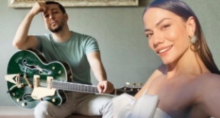 Demet Özdemir, Oğuzhan Koç’un şarkılarına eşlik etti