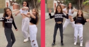 Kefaret'in çocuk yıldızlarından dans şov