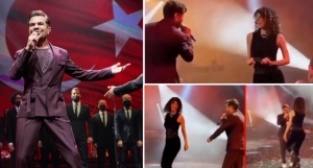 Beren Saat'in dansı konsere damga vurdu