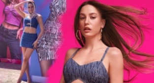 Serenay Sarıkaya tarzı ve dansıyla dikkat çekti