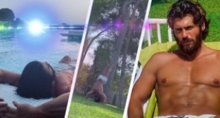 Can Yaman'ın açık havada spor keyfi