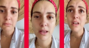 Bergüzar Korel gözyaşlarını tutamadı