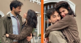 Balkonda kıskandıran romantizm!