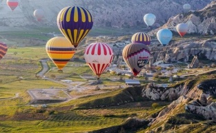 Kapadokya'da sanal balon turuna ilgi büyük