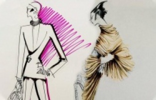 Ünlü marka koleksiyonuna ait eskizleri paylaştı