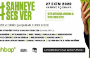 Kültür emekçileri için sahneye çıkıyorlar