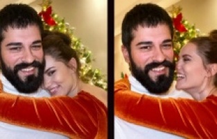 Burak Özçivit’ten eşi Fahriye Evcen’e sürpriz
