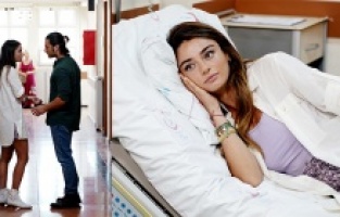 Hastanede romantizm rüzgarı