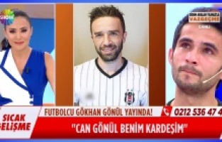 Ünlü futbolcu Gökhan Gönül yıllar sonra kardeşine kavuştu