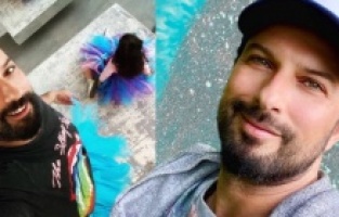 Tarkan kızı için 'tütü' giydi