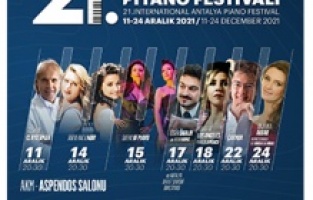 Uluslararası Antalya Piyano Festivali başlıyor