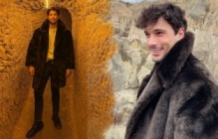 Deniz Can Aktaş kürküyle dikkat çekti