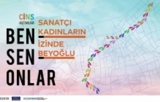 Sanatçı kadınların izinde adım adım Beyoğlu