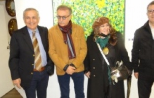 Sanatseverler çifte resepsiyonda buluştu