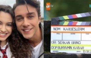 Kardeşlerim ekibi sete çıktı