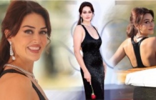 Esra Bilgiç siyah şıklığıyla göz doldurdu