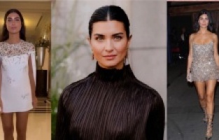 Tuba Büyüküstün Paris'te göz kamaştırdı