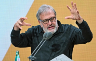 Zizek’in Filistin konuşması protesto edildi