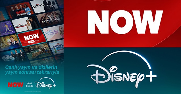 NOW bugünden itibaren Disney+ Türkiye'de yayında!