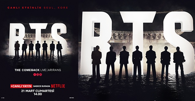 Netflix, BTS THE COMEBACK LIVE | ARIRANG'ın resmi fragmanını paylaştı